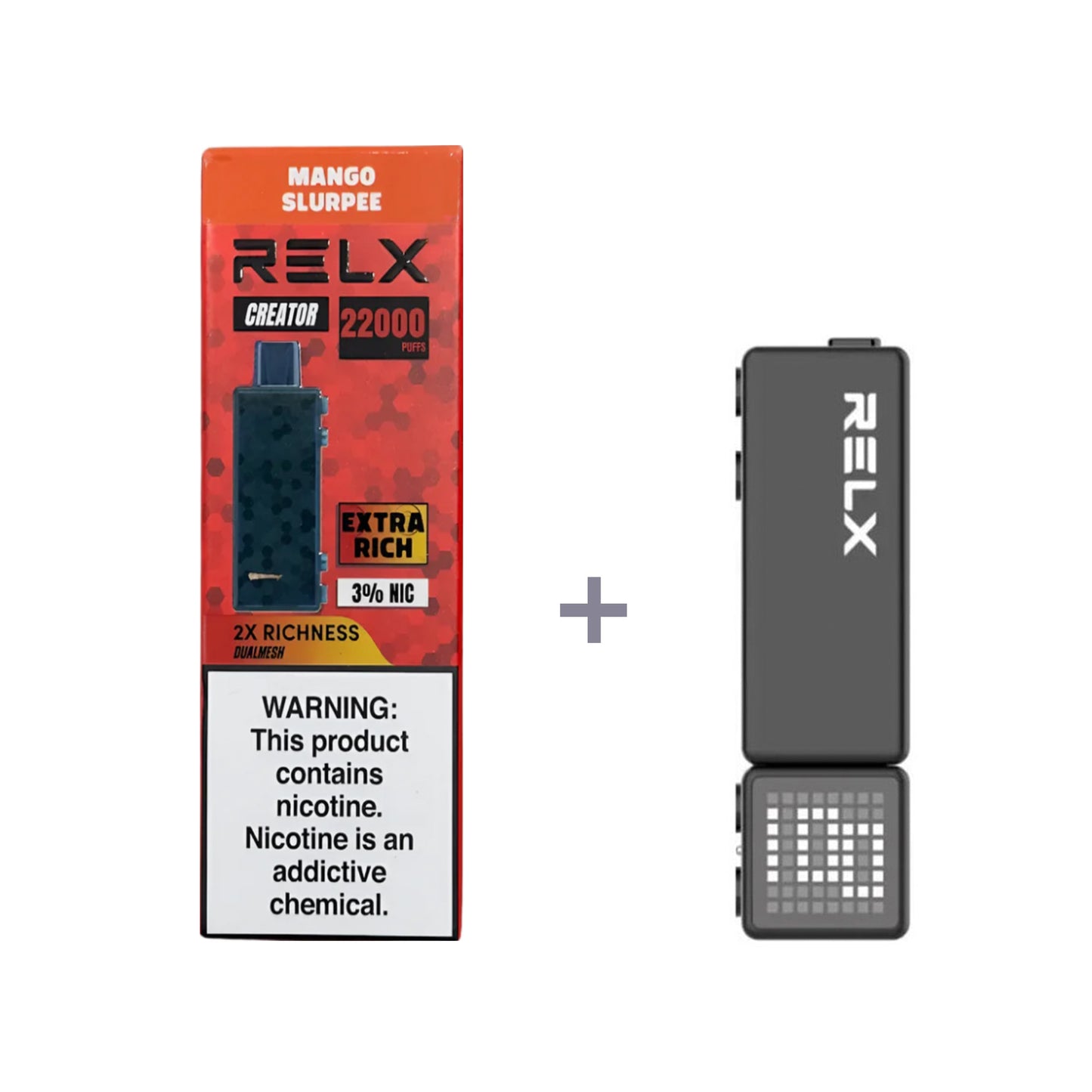 正品悦刻积木乐高RELX Creator 22000口烟弹/套装-多口味可选 (一代/二/三代杆弹通用） 套装2(配正品二代杆) 芒果冰沙