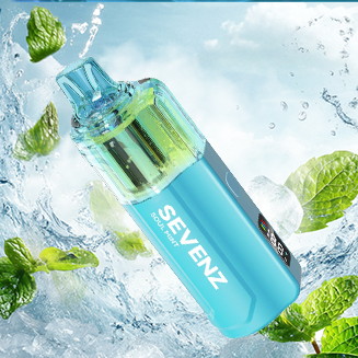 正品坦克7Z/SEVENZ TANK 18000口三档功率调节可视化油仓电量智能呼吸灯显示冰爽一次性电子烟-多口味可选 灵魂薄荷