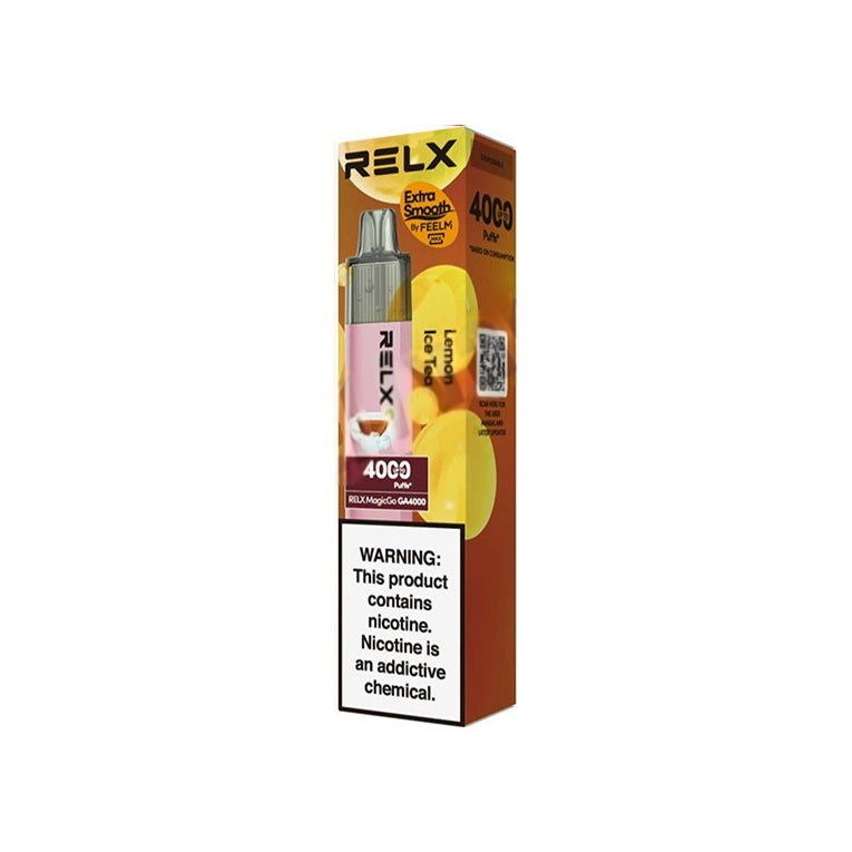 正品悦刻4000口 RELX MagicGo GA4000经典一次性电子烟-多口味可选 柠檬茶