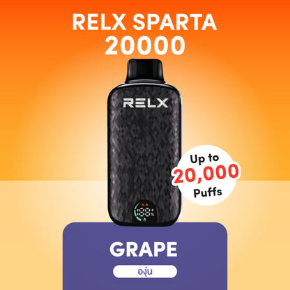 正品悦刻斯巴达 RELX Sparta大容量 20000口一次性电子烟-/智能液晶显示屏 葡萄