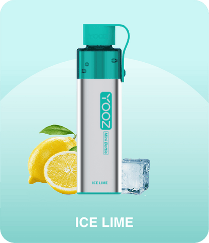 正品柚子迷你小酒瓶 YOOZ Mini Bottle大烟雾4000口食品级硅胶嘴套一次性电子烟-多口味可选 极凉青柠