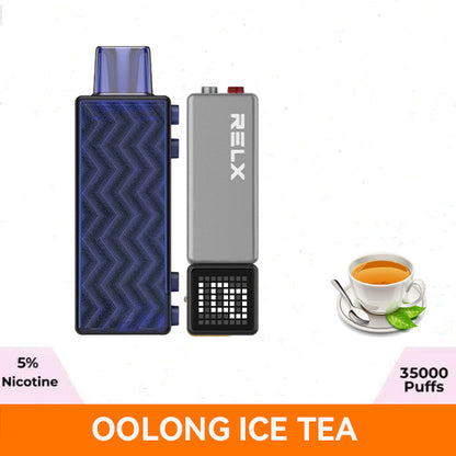 正品悦刻RELX Creator 第三代积木超级容量35000口烟弹磁吸积木乐高套装/烟弹-多口味可选 三代杆套装(灰黑色) 乌龙冰茶