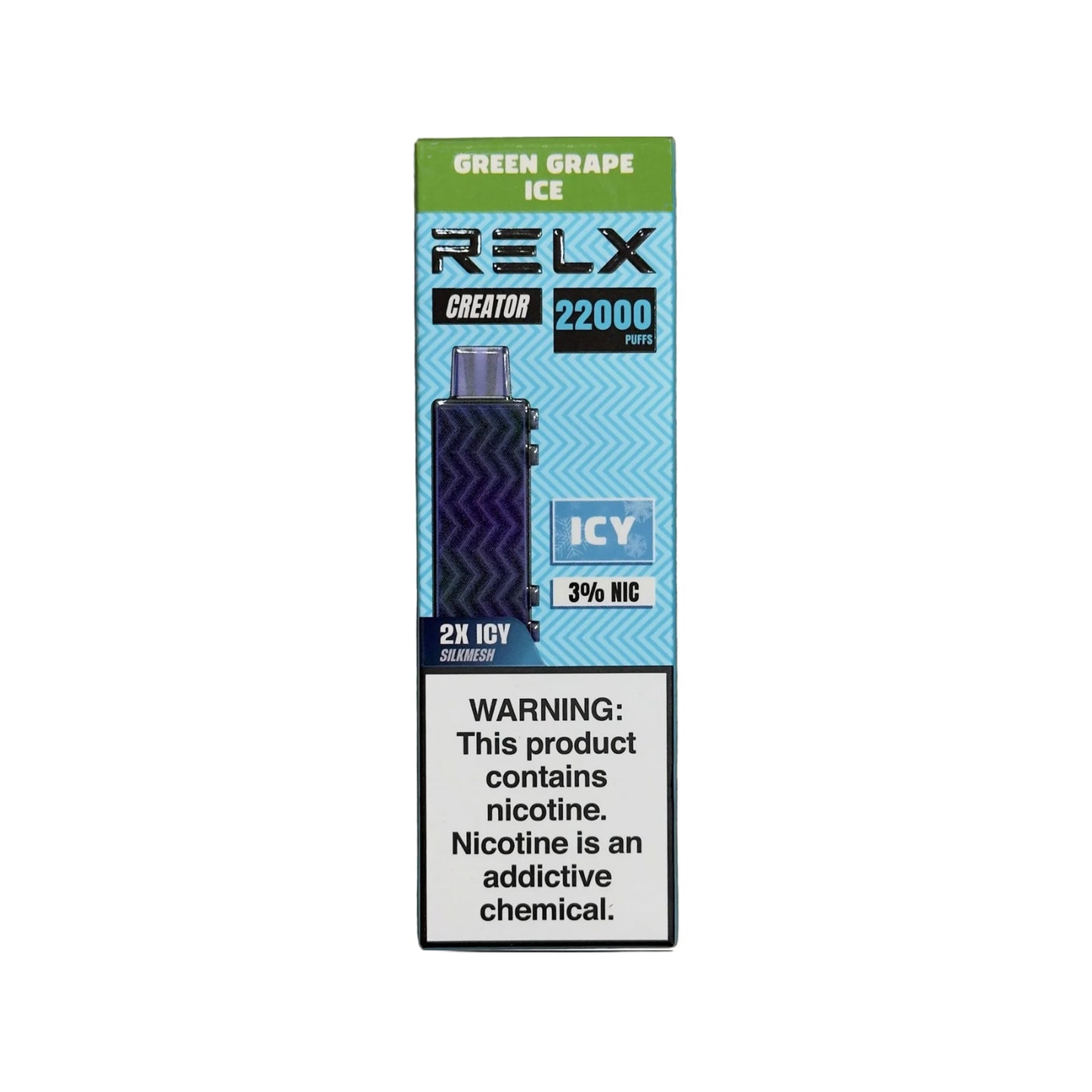 正品悦刻积木乐高套装/烟弹-多口味可选 RELX Creator Black(大容量22000口） 仅烟弹 绿葡萄冰(青提冰)