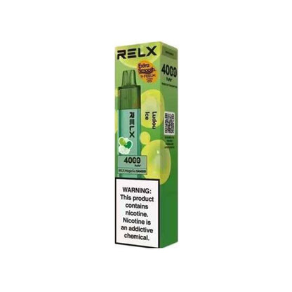 正品悦刻4000口 RELX MagicGo GA4000经典一次性电子烟-多口味可选 绿豆