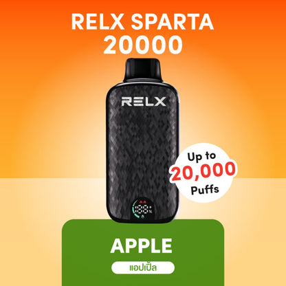正品悦刻斯巴达 RELX Sparta大容量 20000口一次性电子烟-/智能液晶显示屏 苹果