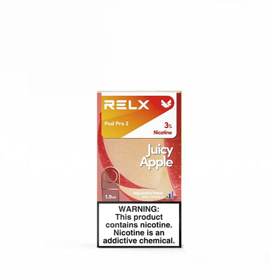 正品悦刻RELX外贸弹红苹果(Juicy Apple)口味-单颗装-(陶瓷芯版本)-三颗起售