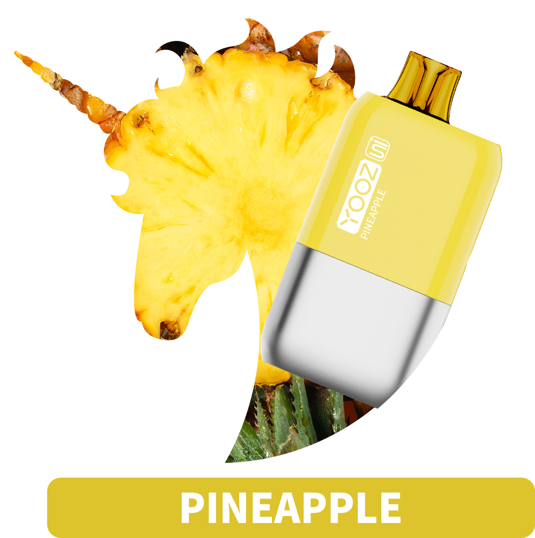 正品柚子 YOOZ UNI独角兽液晶显示屏10000口一次性电子烟-多口味可选 超级菠萝