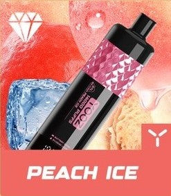 正品柚子水烟YOOZ SHISHA 14000口 DTL水晶炫彩钻石切割工艺大烟雾肺吸模式油量电量显示一次性电子烟-多口味可选 桃子冰