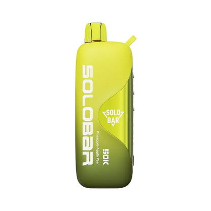 正品SOLOBAR 50K索罗超大容量5万口尼古丁/甜度/冰度可调节双输出模式一次性电子烟-多口味可选 菠萝苹果梨
