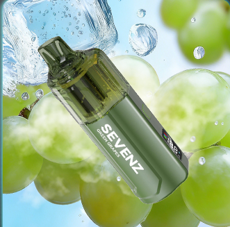 正品坦克7Z/SEVENZ TANK 18000口三档功率调节可视化油仓电量智能呼吸灯显示冰爽一次性电子烟-多口味可选 青提冰