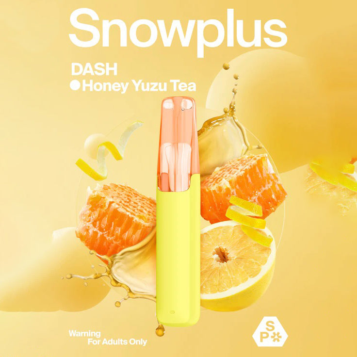 正品Snowplus Dash雪加鸭嘴兽4000口经典一次性电子烟海外版 【新】蜂蜜柚子茶