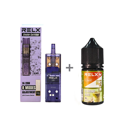 正品悦刻三代积木空弹烟油套餐(5ml容积RELX空弹+30ml正品RELX E-liquid) 套装(空弹+烟油) 绿豆_3%Nic