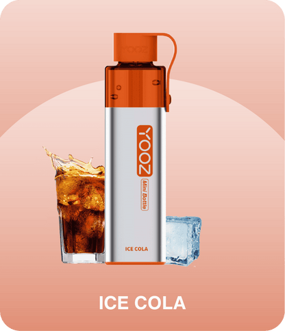 正品柚子迷你小酒瓶 YOOZ Mini Bottle大烟雾4000口食品级硅胶嘴套一次性电子烟-多口味可选 可乐