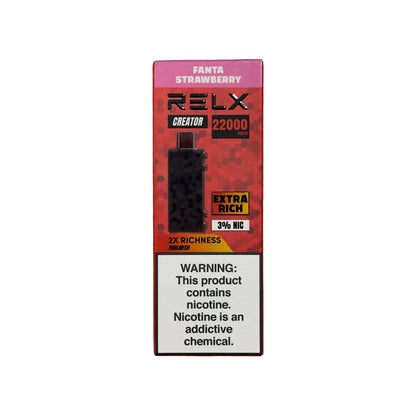 正品悦刻积木乐高RELX Creator 22000口烟弹/套装-多口味可选 (一代/二/三代杆弹通用） 仅烟弹 芬达草莓