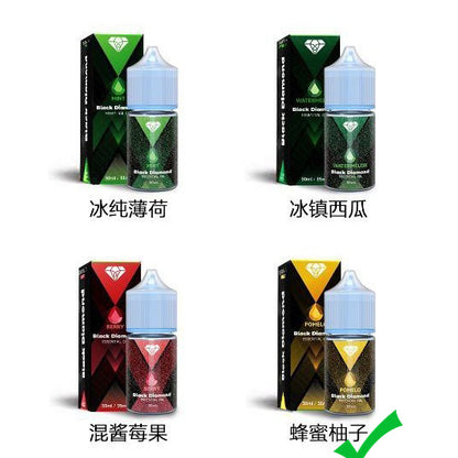 原装黑钻BD烟油 BLACK DIAMOND 30ml尼古丁盐烟油-多口味可选 蜂蜜柚子