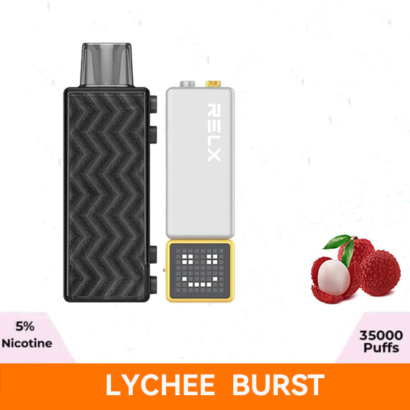 正品悦刻RELX Creator 第三代积木超级容量35000口烟弹磁吸积木乐高套装/烟弹-多口味可选 一代杆套装 荔枝