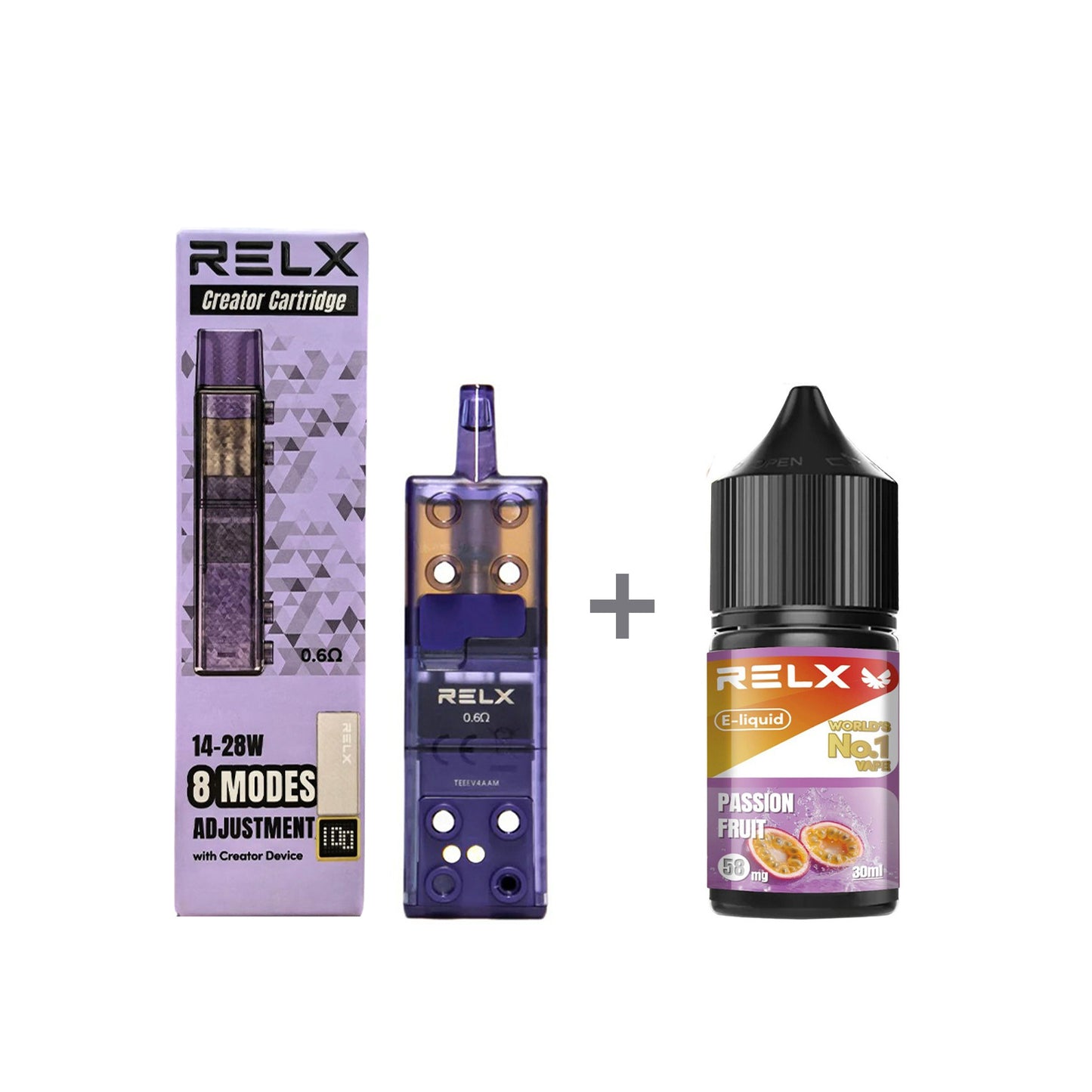 正品悦刻三代积木空弹烟油套餐(5ml容积RELX空弹+30ml正品RELX E-liquid) 套装(空弹+烟油) 百香果_5%Nic
