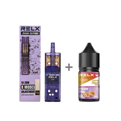 正品悦刻三代积木空弹烟油套餐(5ml容积RELX空弹+30ml正品RELX E-liquid) 套装(空弹+烟油) 百香果_5%Nic