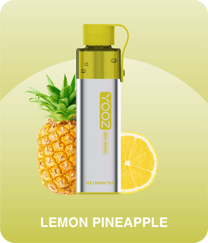 正品柚子迷你小酒瓶 YOOZ Mini Bottle大烟雾4000口食品级硅胶嘴套一次性电子烟-多口味可选 柠檬菠萝
