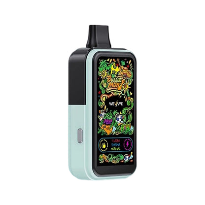 正品韩版巴布梦三代BUBBLE MON GRAFFITI-C 泡泡兽满天星炫彩涂鸦壁纸LED灯效30000口可拆卸式电子烟套装/烟弹-多口味可选 绿色