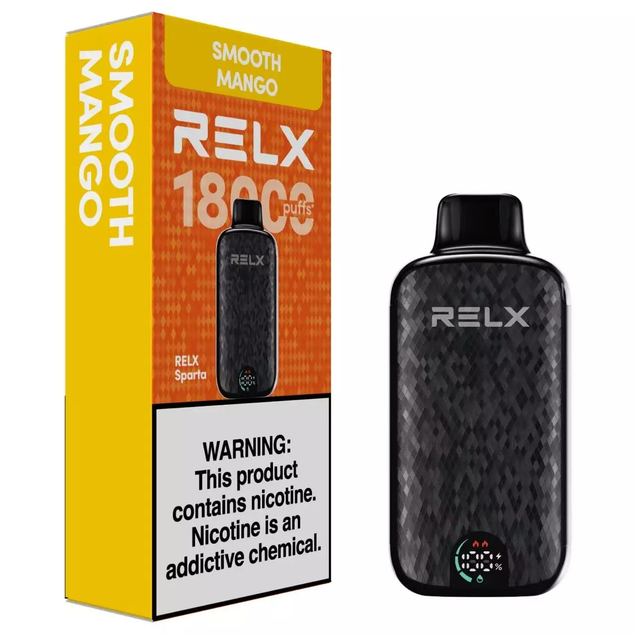 Authentic RELX Sparta 18000 puffs, large capacity mixed fruit
