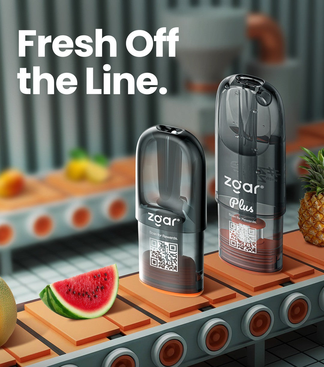 正品冰熊6.0 Plus烟弹12盒+正品冰熊ZGAR Classico烟杆优惠套餐-4色烟杆4种口味可选