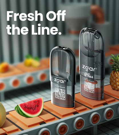 正品冰熊6.0 Plus烟弹12盒+正品冰熊ZGAR Classico烟杆优惠套餐-4色烟杆4种口味可选