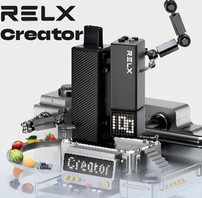 正品悦刻RELX Creator Starter Kit 15K悦刻乐高积木15000口(酷黑杆弹/黑杆白弹)可选磁吸式换弹电子烟套装-多口味可选