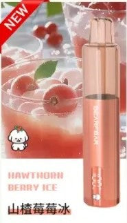 正品比熊三代BEARFBAR Crush 3.0 液晶显示屏15000口一次性电子烟-多口味可选 山楂莓莓冰