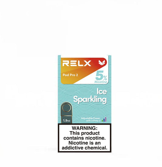正品悦刻RELX外贸弹冰泉气泡水(Icy Sparkling)口味-单颗装-(陶瓷芯版本)-三颗起售