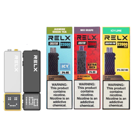 正品悦刻积木乐高RELX Creator 22000口烟弹/套装-多口味可选 (一代/二代杆弹通用）