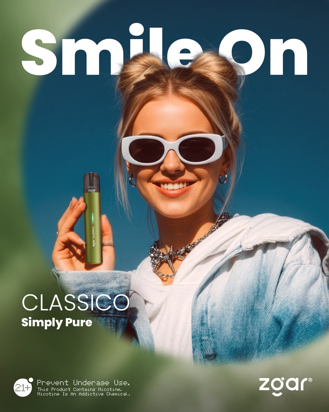 正品冰熊6.0 Plus烟弹12盒+正品冰熊ZGAR Classico烟杆优惠套餐-4色烟杆4种口味可选