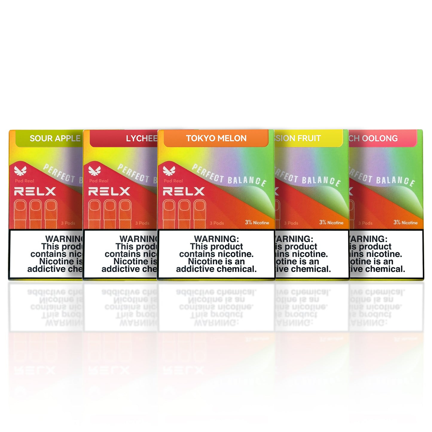 正品悦刻Relx Pod Real Perfect Balance马来版完美平衡系列-三颗装，多口味可选