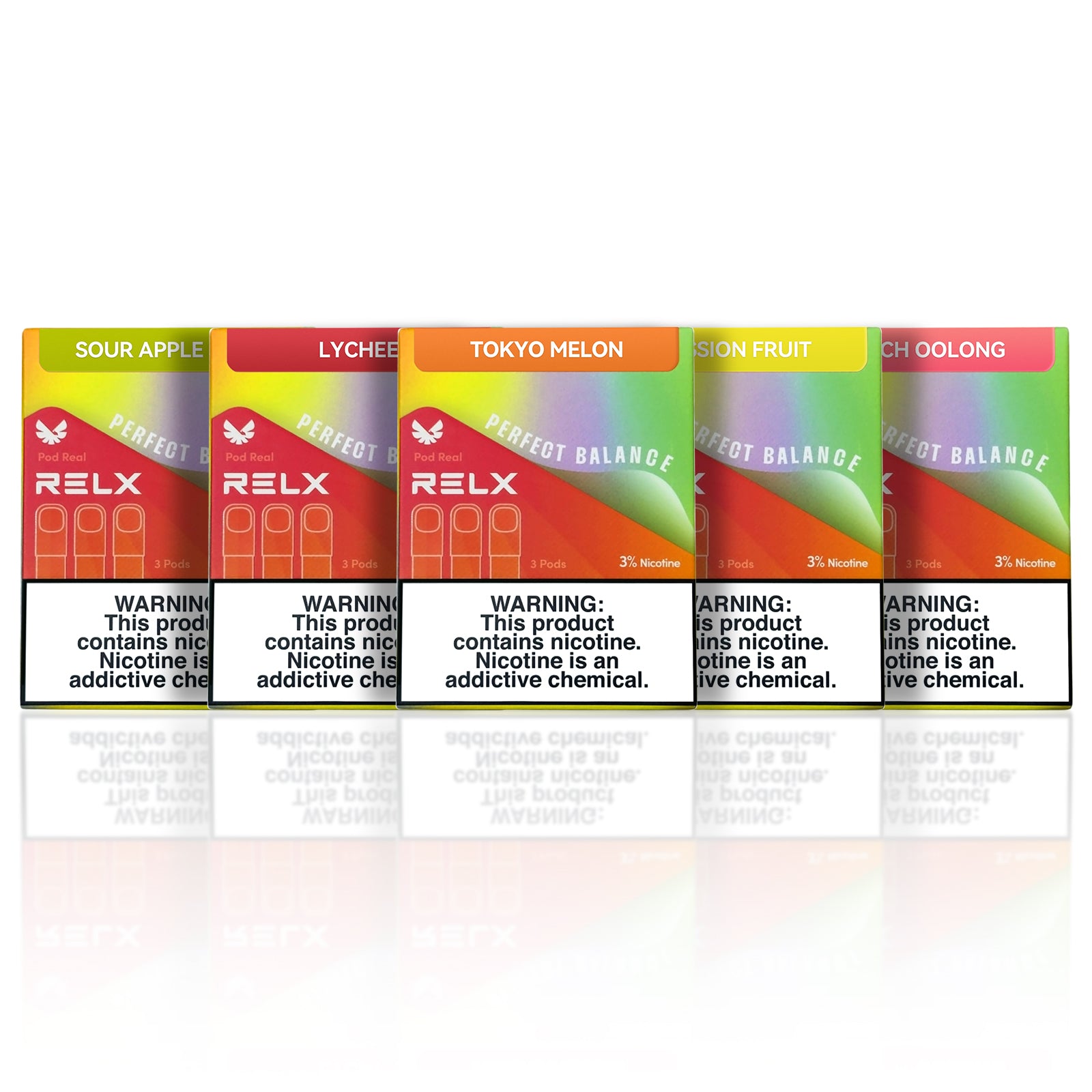 正品悦刻Relx Pod Real Perfect Balance马来版完美平衡系列-三颗装，多口味可选