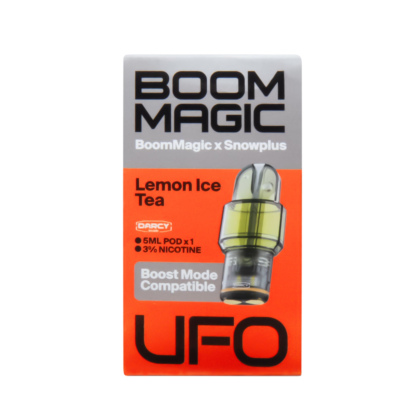 正品雪加Snowplus与Boom Magic联名款UFO超大容量5ML通配烟弹单颗装-适配悦刻4/5/6/7代烟杆-两颗起售