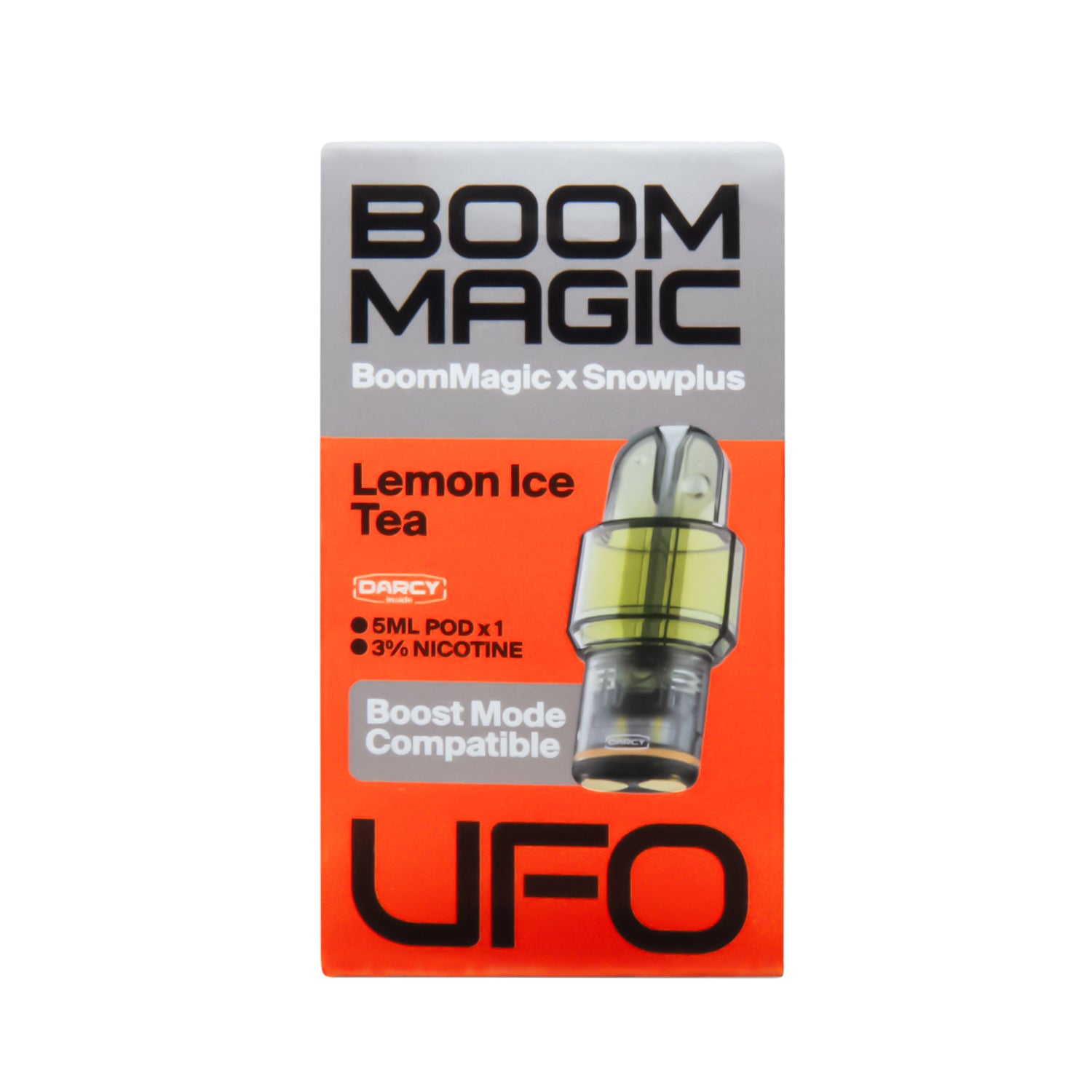 正品雪加Snowplus与Boom Magic联名款UFO超大容量5ML通配烟弹单颗装-适配悦刻4/5/6/7代烟杆-两颗起售