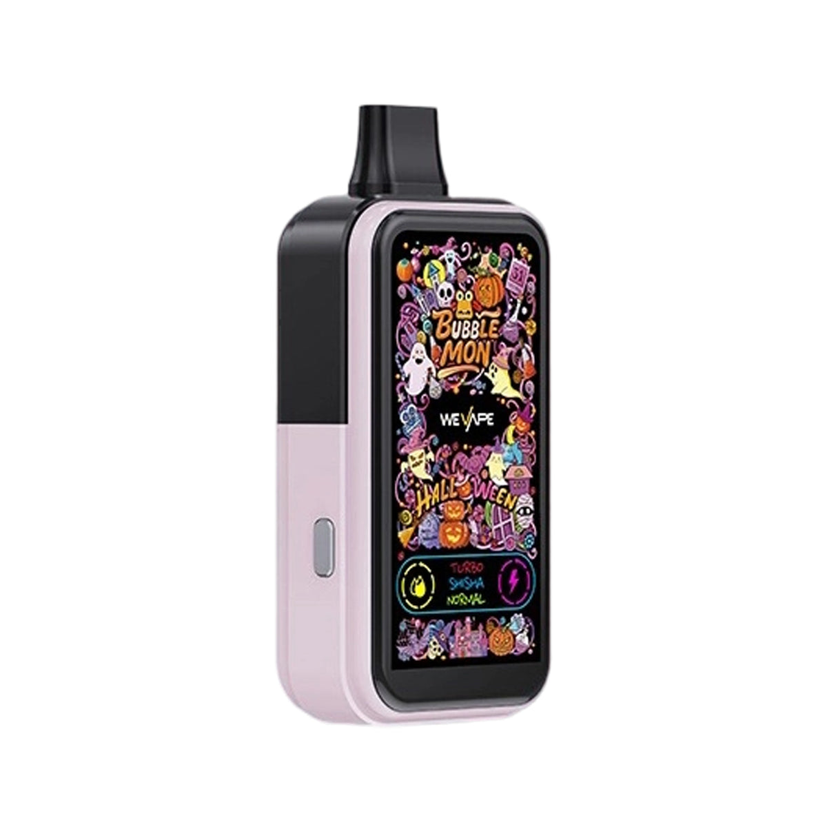 正品韩版巴布梦三代BUBBLE MON GRAFFITI-C 泡泡兽满天星炫彩涂鸦壁纸LED灯效30000口可拆卸式电子烟套装/烟弹-多口味可选 粉色